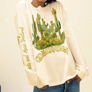 Daydreamer COACHELLA CACTUS CONCERT LONG SLEEVE Revolve Size Small